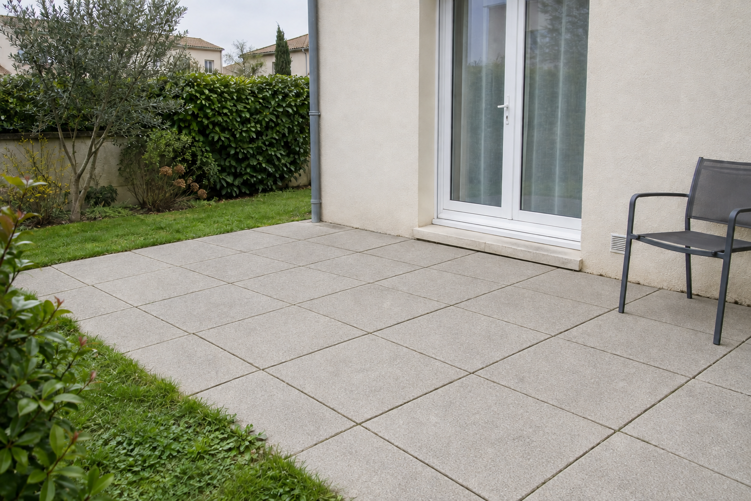 Terrasse après nettoyage